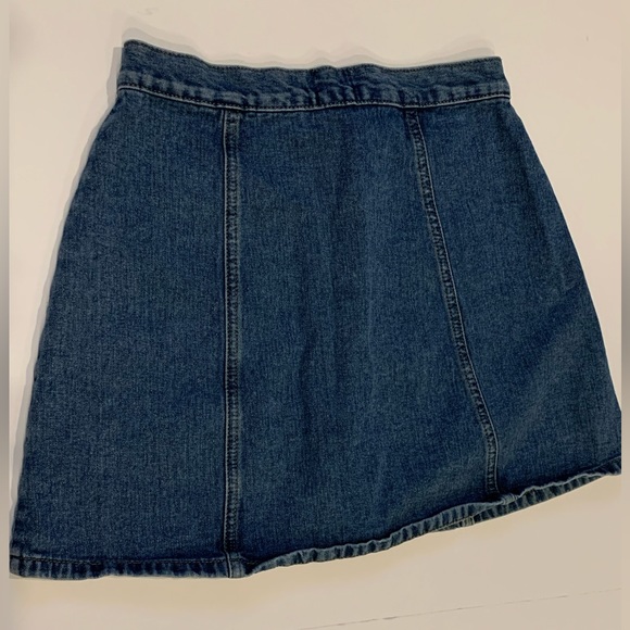 BDG Urban Outfitters Jean Snap Mini Skirt - Picture 2 of 9